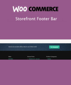 Storefront Footer Bar