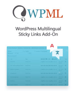 WordPress Multilingual Sticky Links Add-On