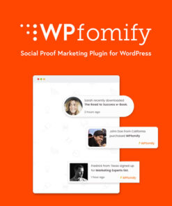 WPFomify WordPress Plugin