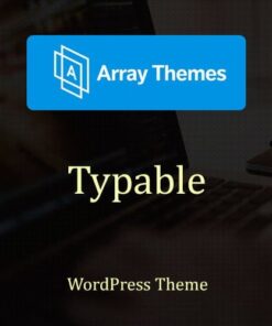 Array Themes Typable WordPress Theme