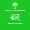 Easy Digital Downloads Manual Purchases