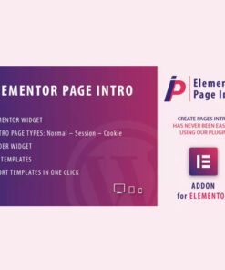 Page Intro for Elementor WordPress Plugin